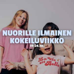 HHH Youth  kokeilukerta ma-la 19.-24.10.2026